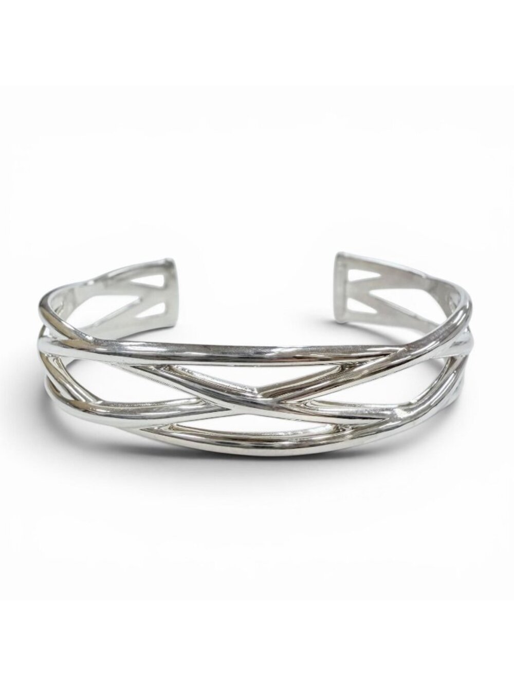 Tiffany & Co Vintage Celtic 925 12.5 Bangle Silver Bracelet